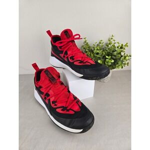 Nike Future Court 2 Black University Red Basketball Shoes BQ5628-002 Boys 7Y